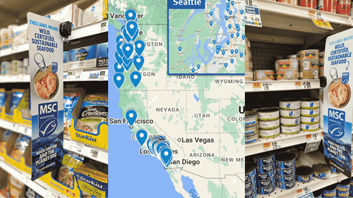 good for you-min Collage of MSC signs in grocery stores