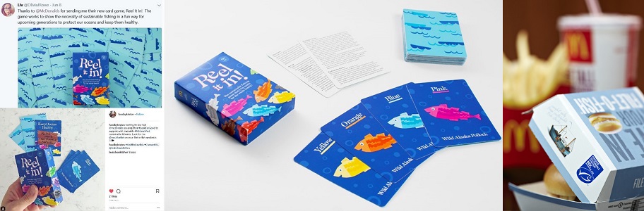 McDonald's sustainable seafood card game: Reel it In!