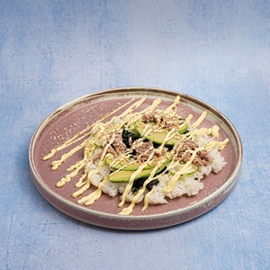 Sushi Pizza with Tinned Tuna