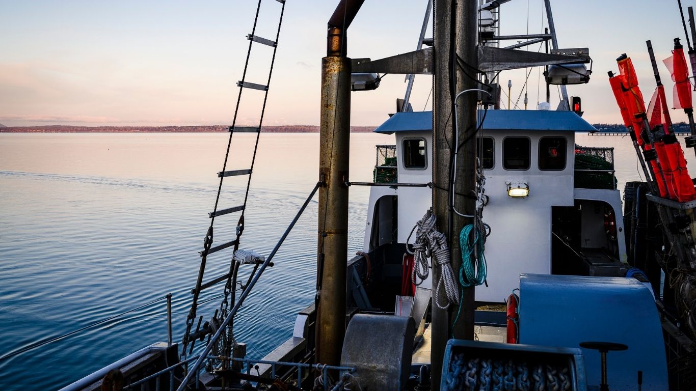 Black cod fishing boat