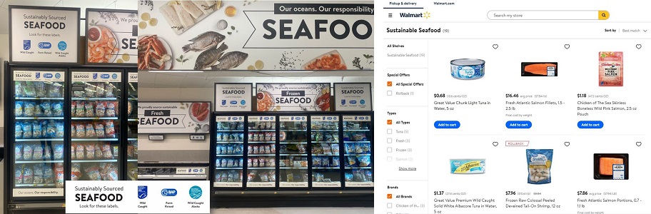 Walmart sustainable seafood