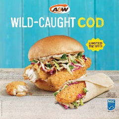 Wild caught cod from A&W