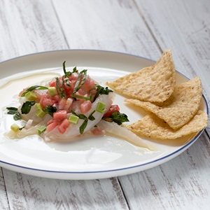 Halibut tiradito