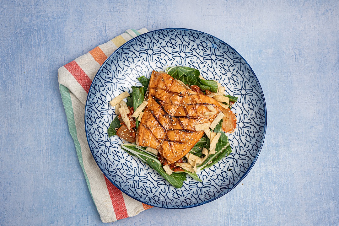 Maple Ginger BBQ Salmon with Korean Summer Salad | Marine Stewardship Council