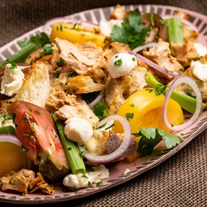 Tuna Panzanella Salad