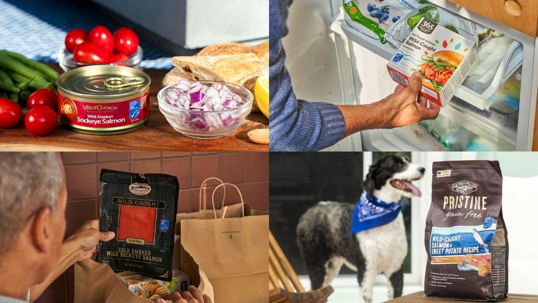 Products with the MSC blue fish label