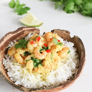 Thai shrimp curry