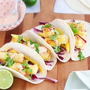 Tacos met kabeljauw