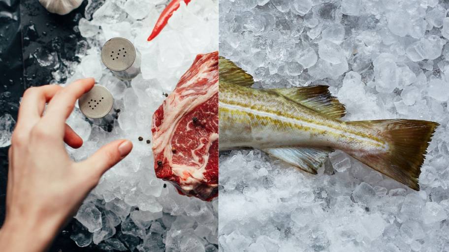 Fish or Meat meat and fish