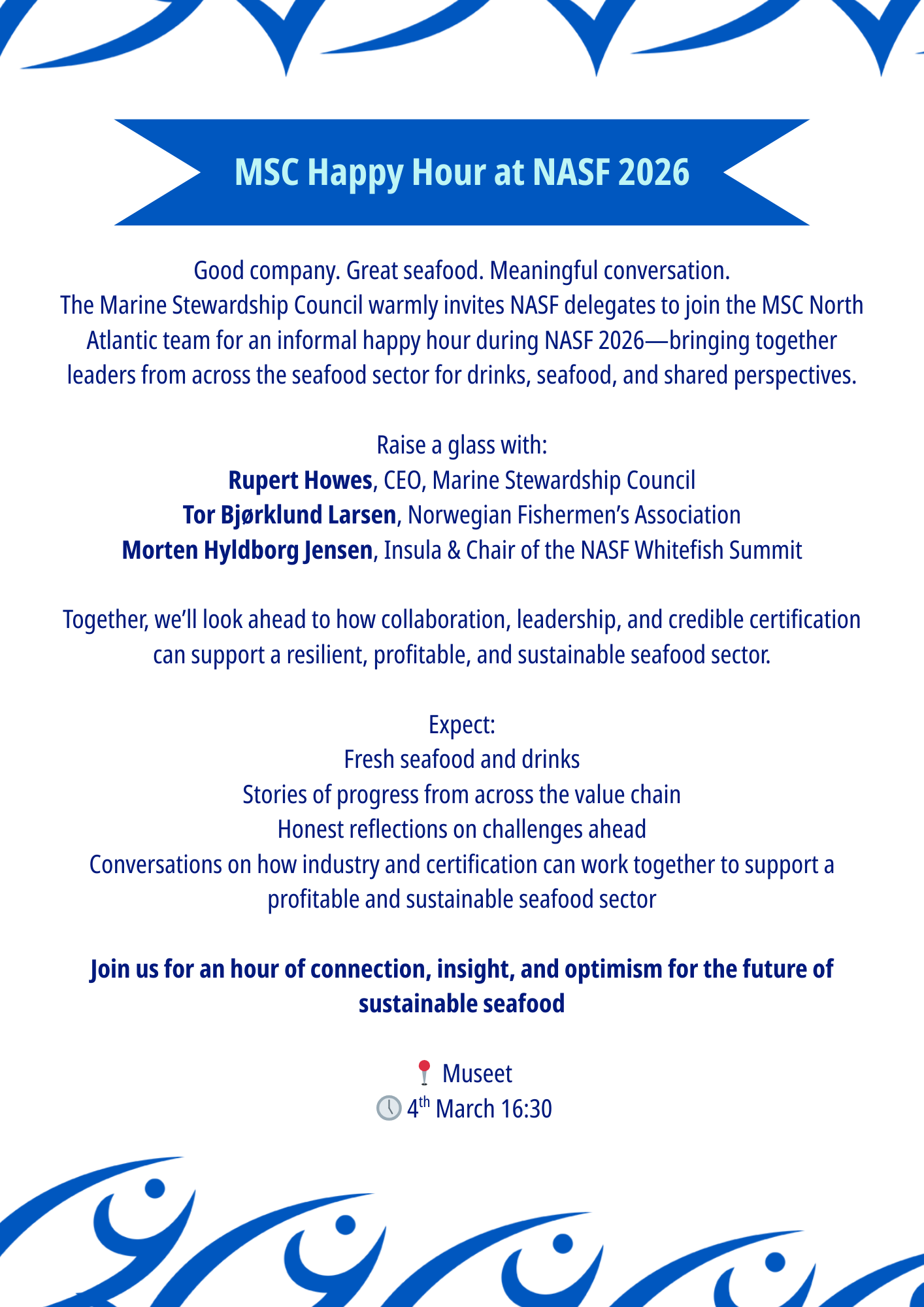 Invitation happy hour NASF 26