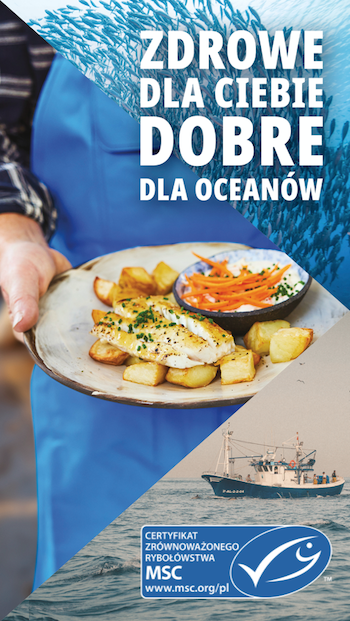 Plakat Białe Ryby MSC