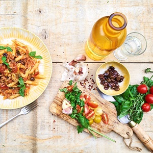 Makaron z tuńczykiem Barta van Olphena