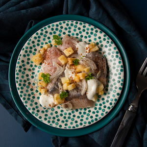 Śledzik z jabłkiem i śmietaną Kacpra Kuszewskiego