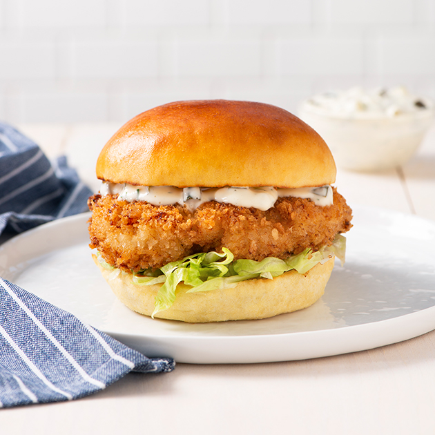 Chef Charlotte's fish sandwich