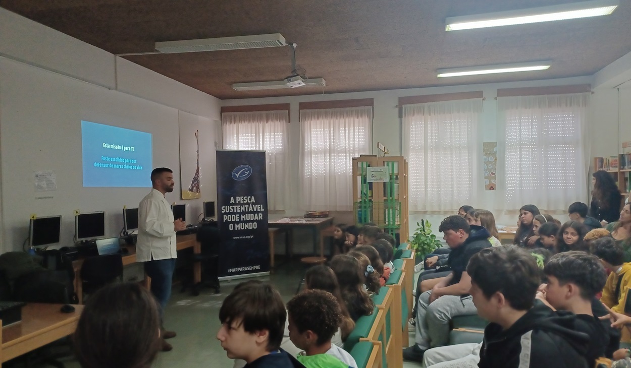 Presentation in a Portuguese school
