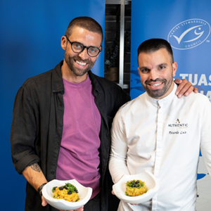 Showcooking com Diogo Amaral e Chef Ricardo Luz no Auchan de Alfragide