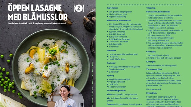 Läs och laga ur vår blå kokbok!