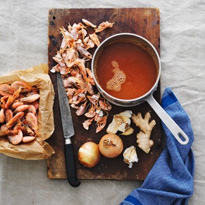 Fond på MSC märkta räkor, chili och ingefära