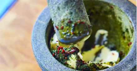 Butterflied prawns - Step 2