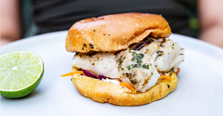Step 4 - Hoki burger