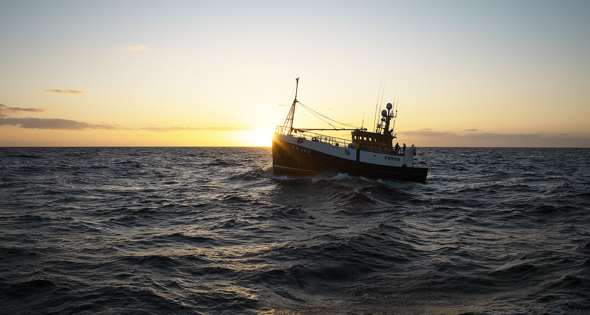 Scottish haddock fishing boat