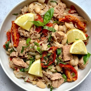 Insalata di tonno e fagioli cannellini