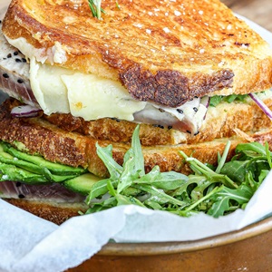 Ultimate tuna melt sandwich