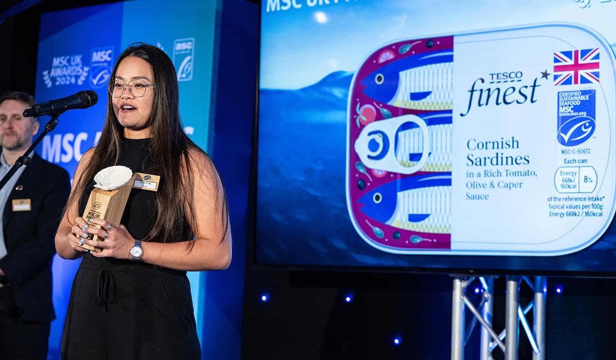 Tesco winning MSC Product of the Year