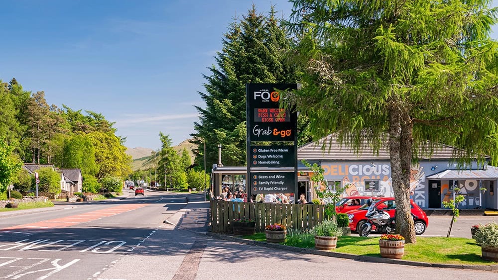 Exterior shot of the Real Food cafe