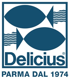 Delicius logo in blue