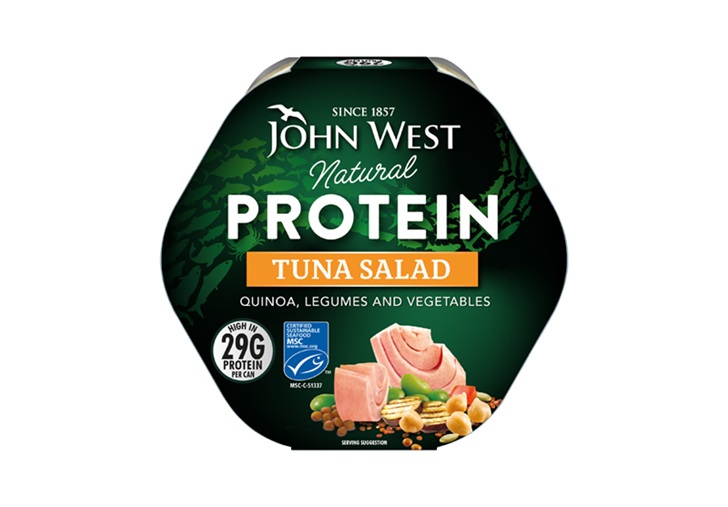 John west tuna salad pack shot