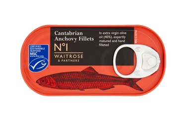 waitrose can of anchovy fillets
