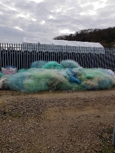 Cornish hake fishing net