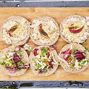 Coronation crab sandwich