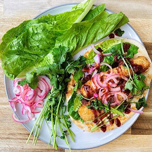 Fish finger tacos