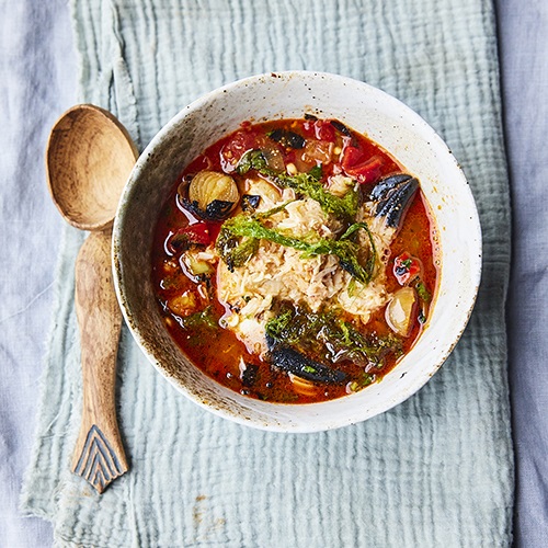 Shetland smoky brown crab stew