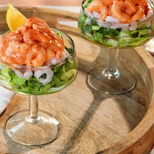 Spicy prawn cocktail