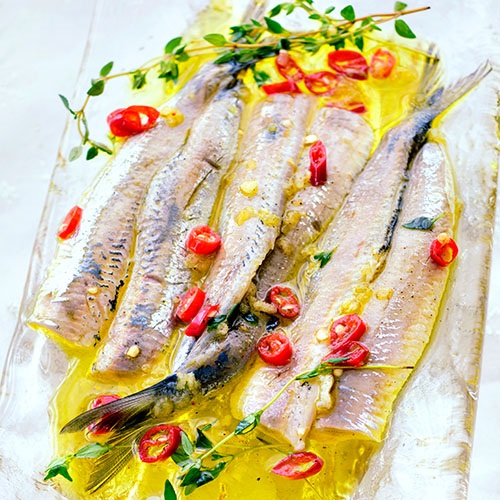 Zesty tinned fish