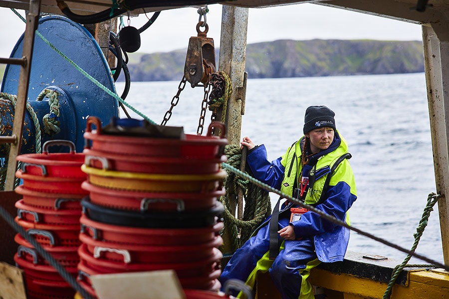 Angharad on UHI vessel