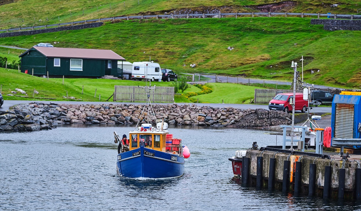 Crab fishing boat