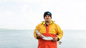 Cornish hake fisherman