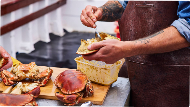Preparing brown crab | Marine Stewardship Council